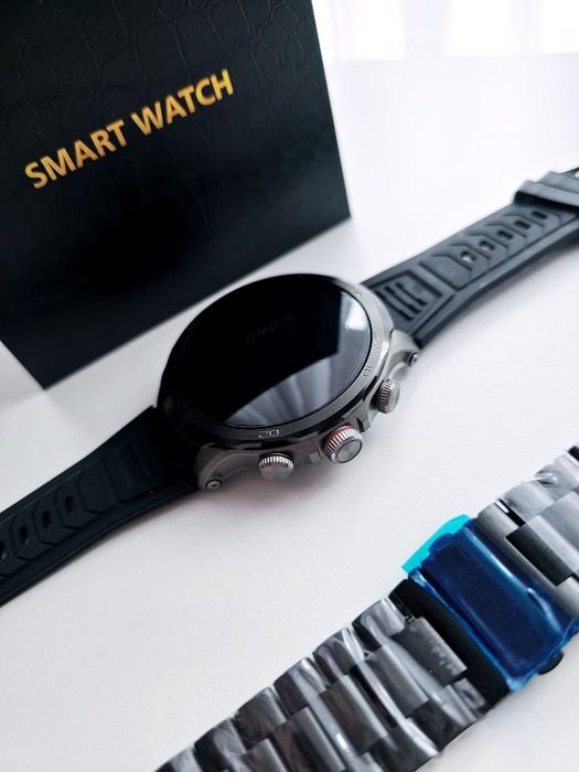 Męski smartwatch Duży Ekran, 1990 mAh, Karta SIM, WIFI, GPS