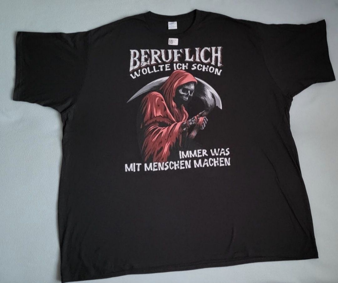 Koszulka tshirt moto czaszka śmierć kosa 6XL różne rodzaje