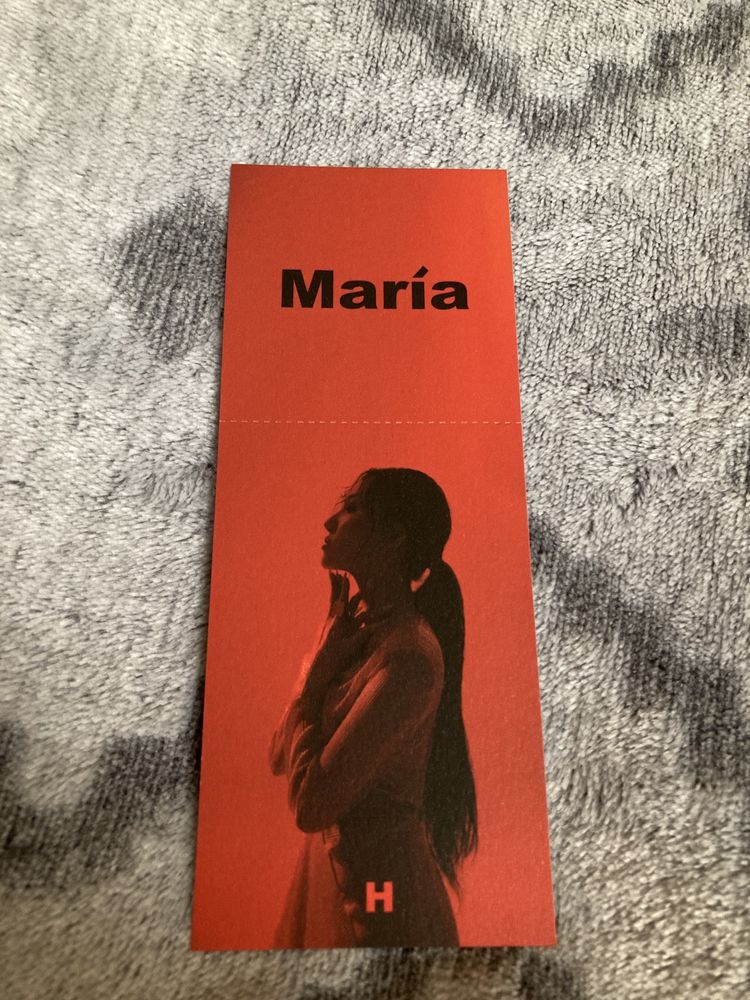 Mamamoo Hwasa Maria photocard ticket