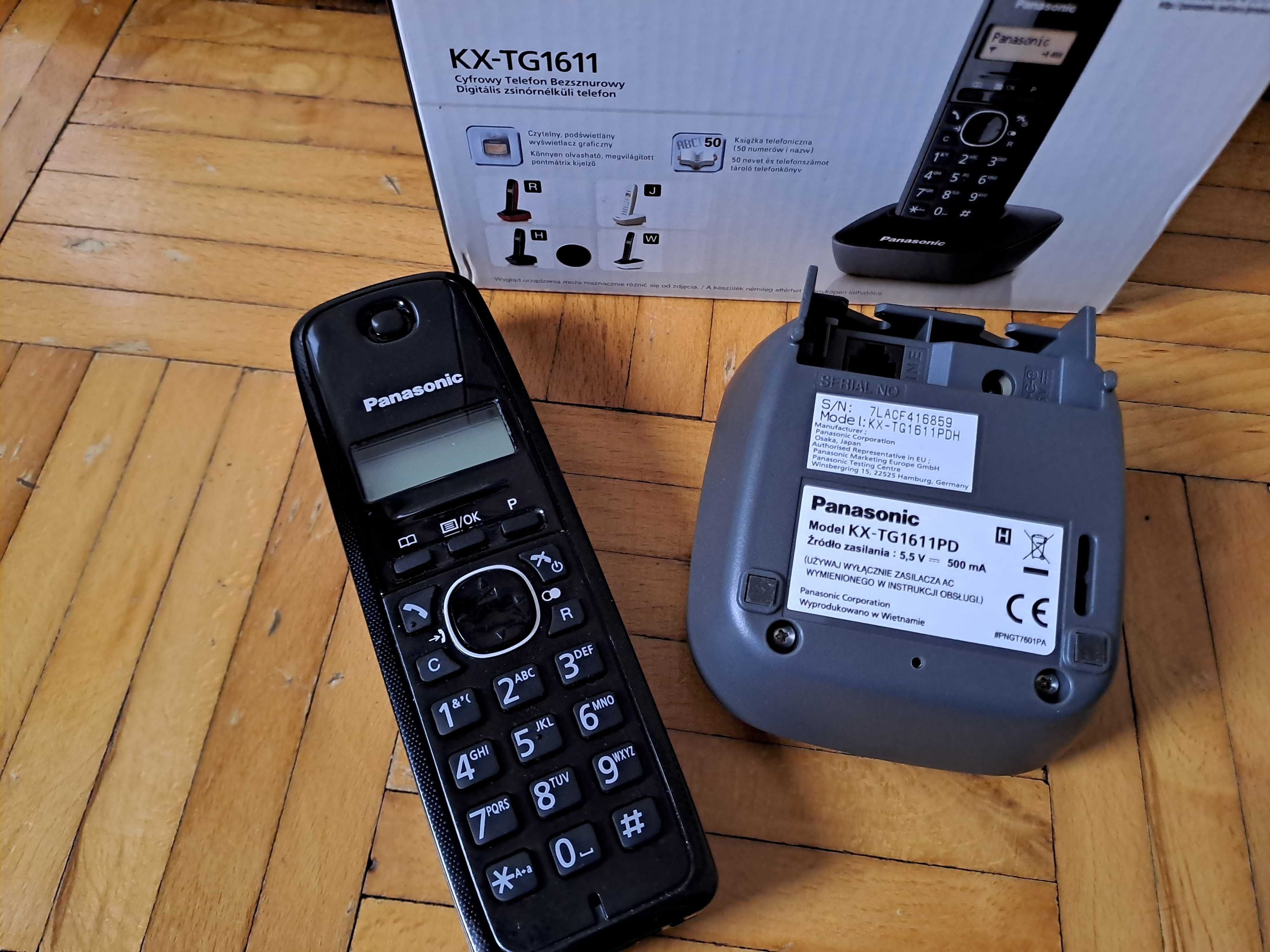 Telefon stacjonarny Panasonic KX-TG1611PD