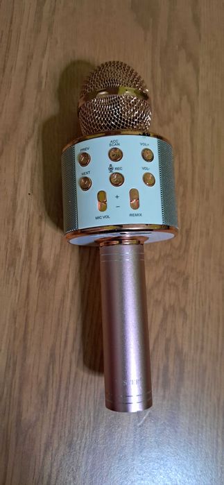 Mikrofon dla dzieci bezprzewodowy z głośnikiem Bluetooth Karaoke USB