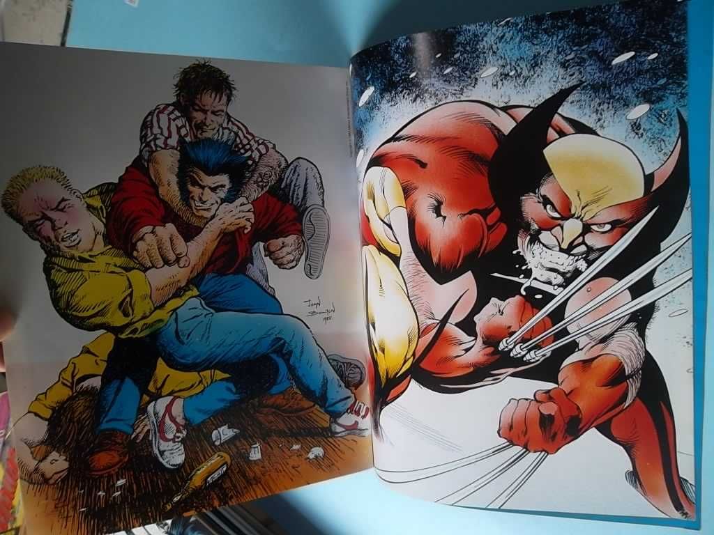 "MARVEL POSTER BOOK" : Wolverine . Com Posters gigantes