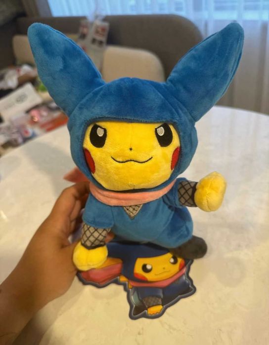 PIkachu Ninja Peluche Exclusivo Pokemon Center Japão