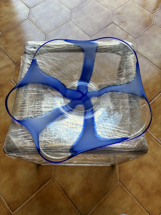 Prato de vidro Caravela