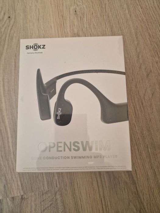 Słuchawki Shokz OpenSwim , zaprojektowane do plywania