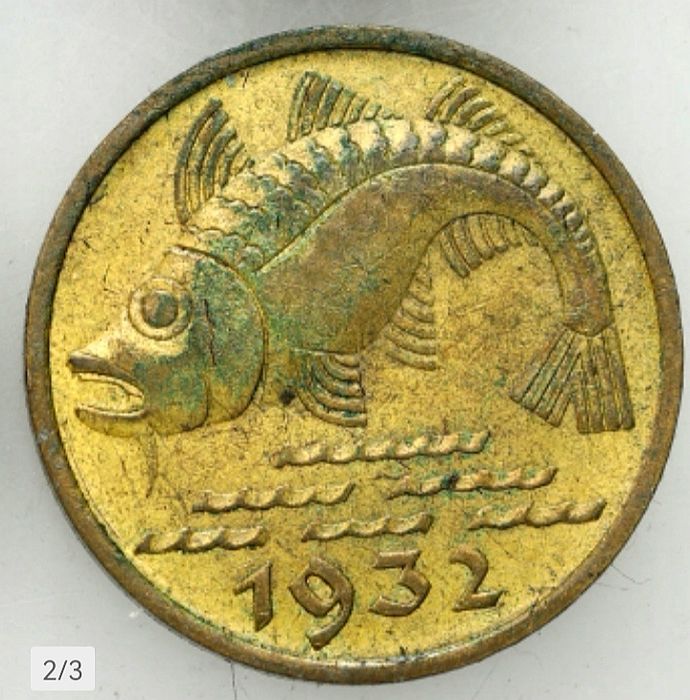 Moneta obiegowa WMG 10Pfenig 1932r