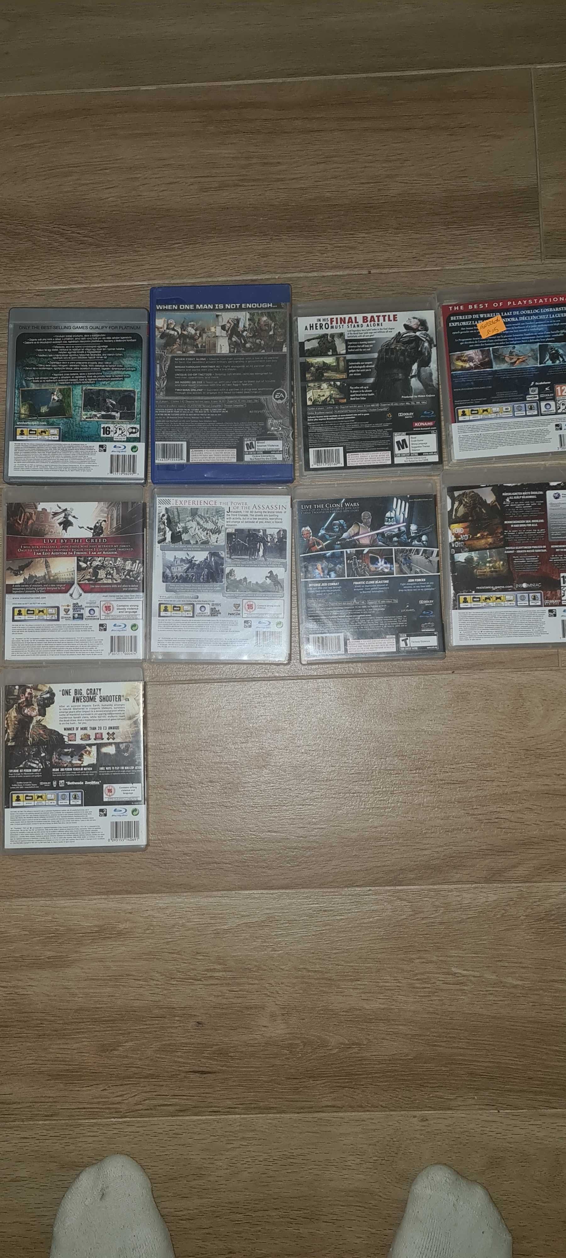 Sprzedam gry na konsole ps3