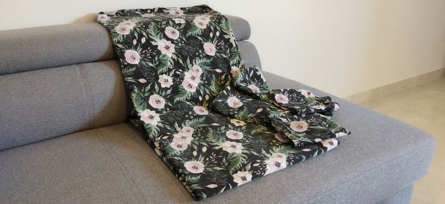 Pościel jak nowa 160x200 + poduszki, piękny wzór 100% bawełna