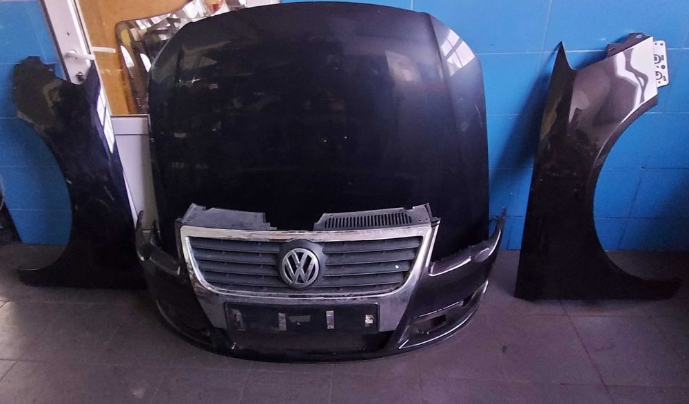 Przód VW Passat B6 Mocca LC8Z zderzak błotniki maska grill