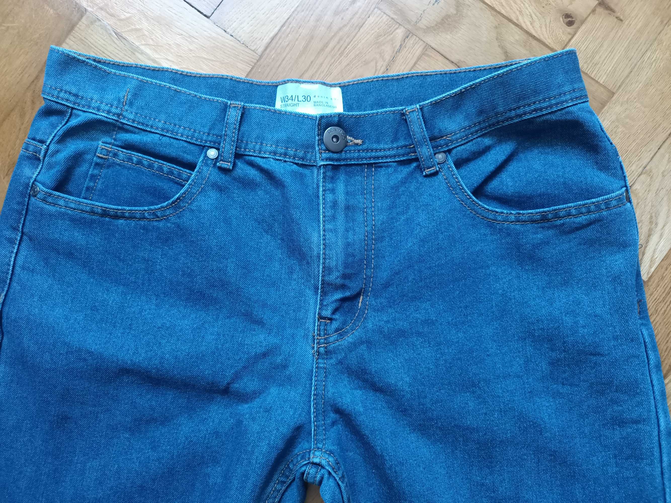Spodnie męskie dżinsy Denim rozmiar L