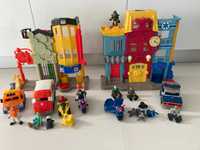 IMAGINEXT centrum ratunkowe, policja Fisher Price mega zestaw.