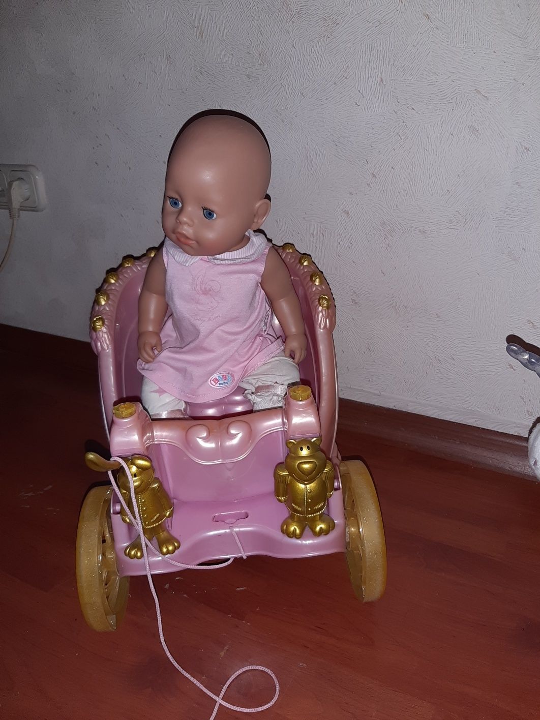 BABY born  Казковий Єдиноріг та карета для бебі борн