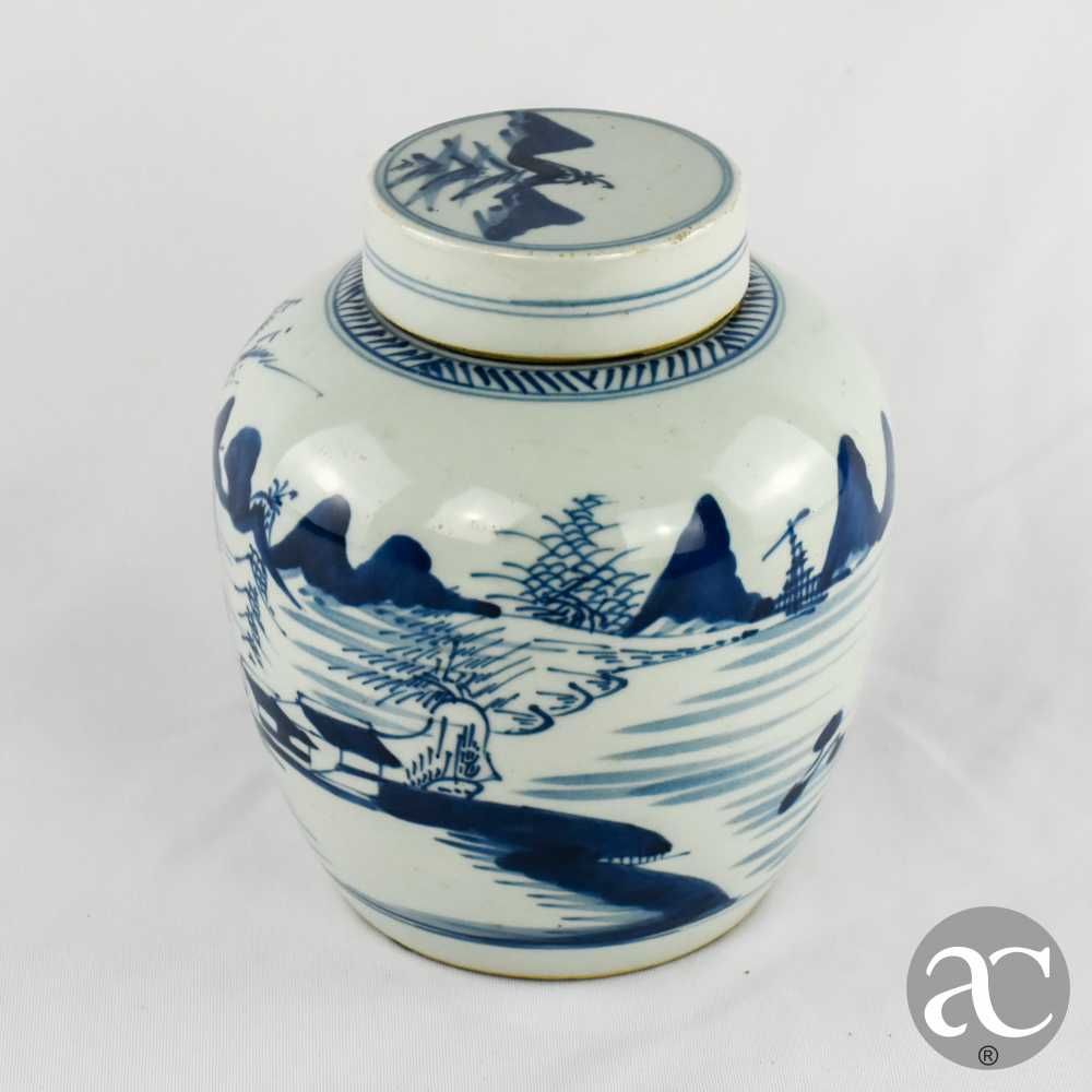 Pote de Gengibre porcelana da China período Qianlong, séc. XVIII
