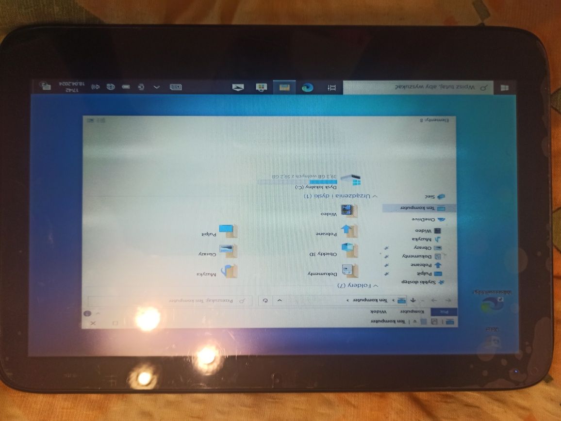 Tablet używany windows 10 d