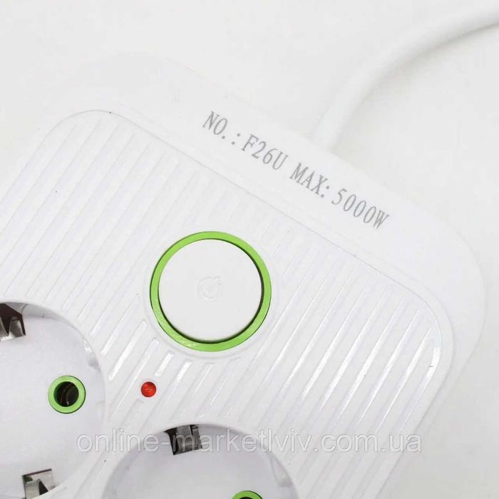 Удлинитель на 10 розеток и 4 USB сетевой фильтр переноска 5м, есть опт