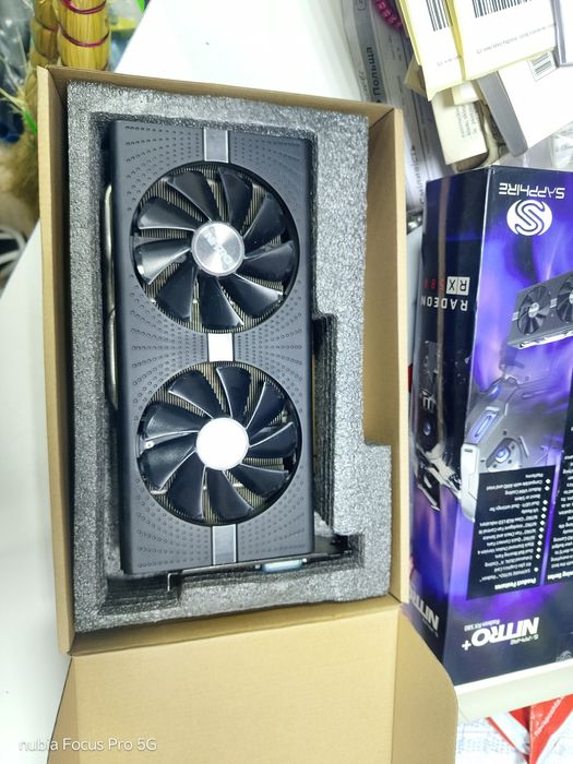 Rx580 8gb sapphire nitro+ На пломбах!
