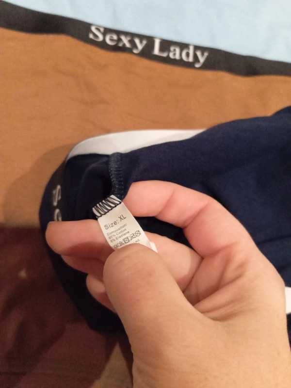 Bielizna Majtki Lady Slipy Damskie Szorty XL Bawełna Nowe Komplet