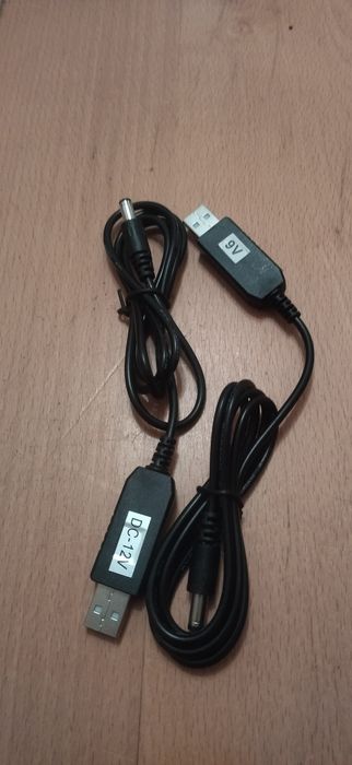 USB преобразователь 5В на 12В, кабель питания для роутера/модем