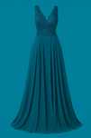 Vestido de Cerimónia - azul turquesa