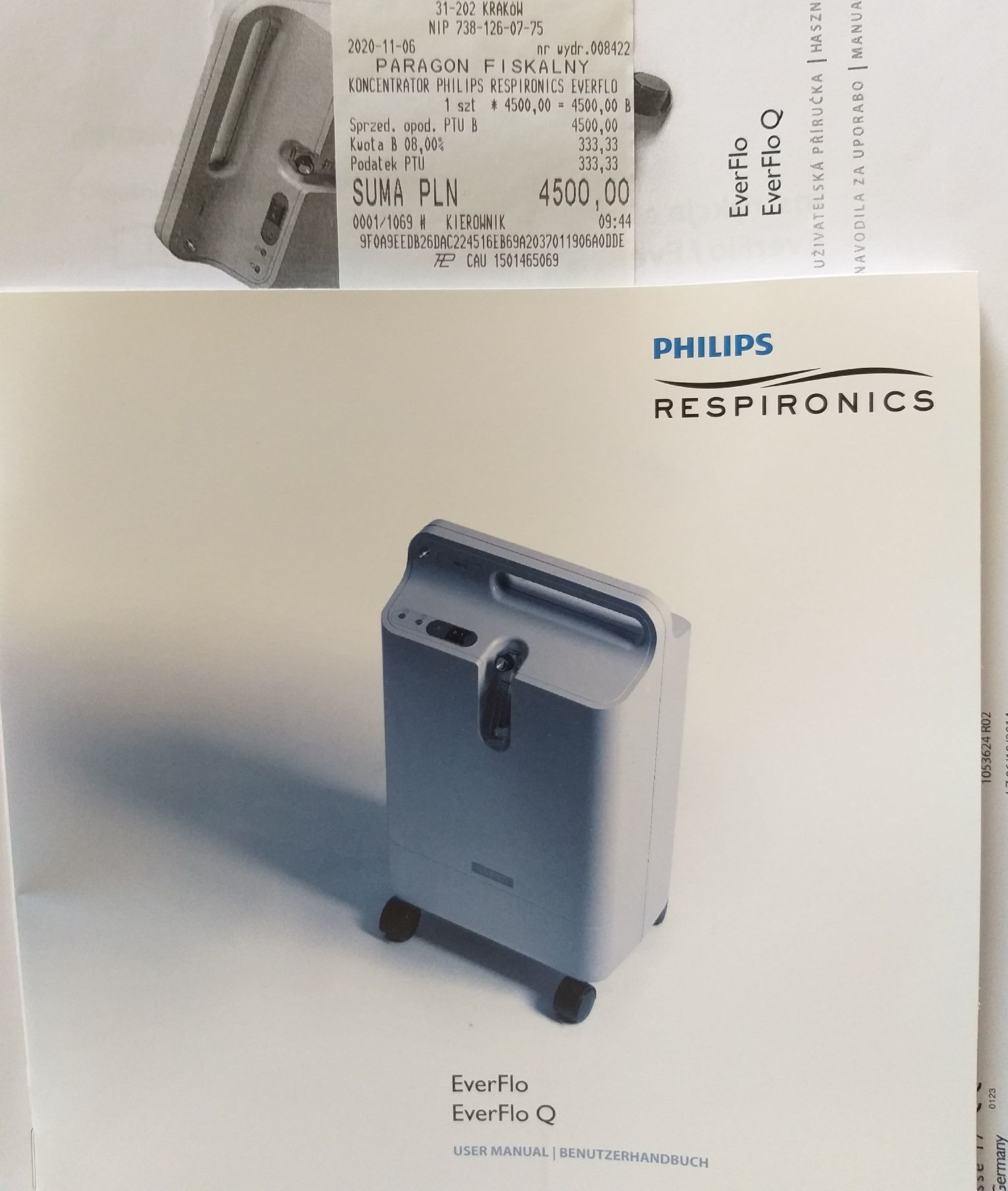 koncentrator tlenu Philips Respironics EverFlo