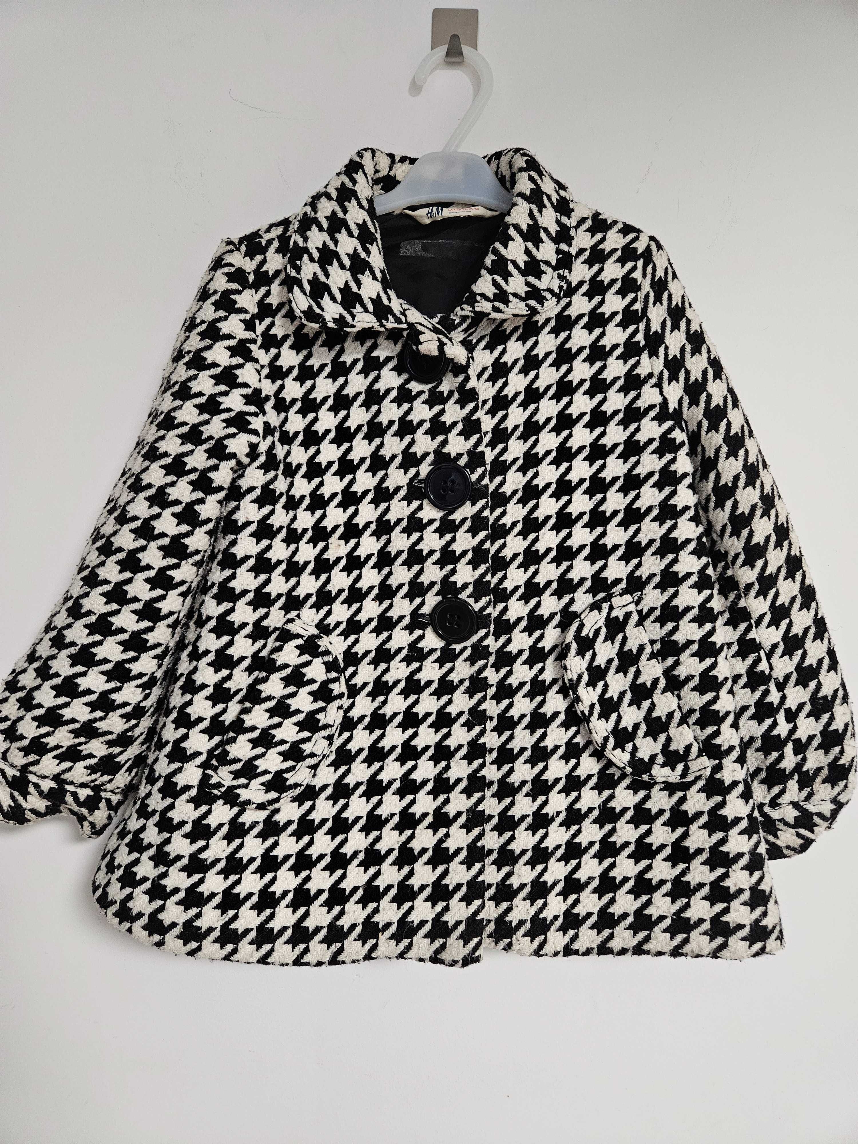 H&M plaszczyk kurtka rozmiar 104/110 w kartę
