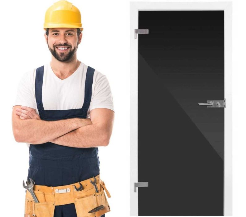 Drzwi szklane Loft Glass 6 pól
