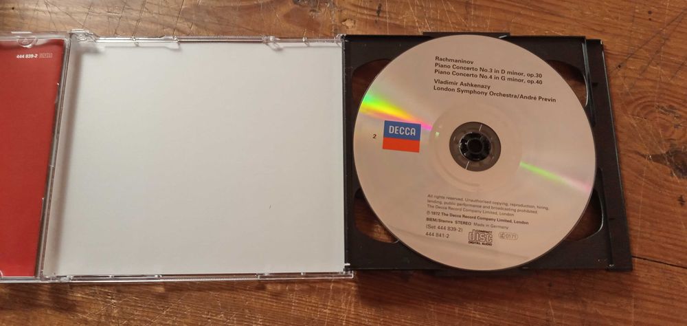 Rachmaninov - Piano Concertos (Ashkenazy / Previn) Decca 2CD