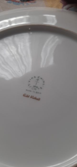 Фарфор, кобальт. Блюдо.