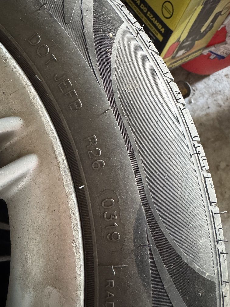 Opony letnie r14 stan bdb aluminiowe felgi