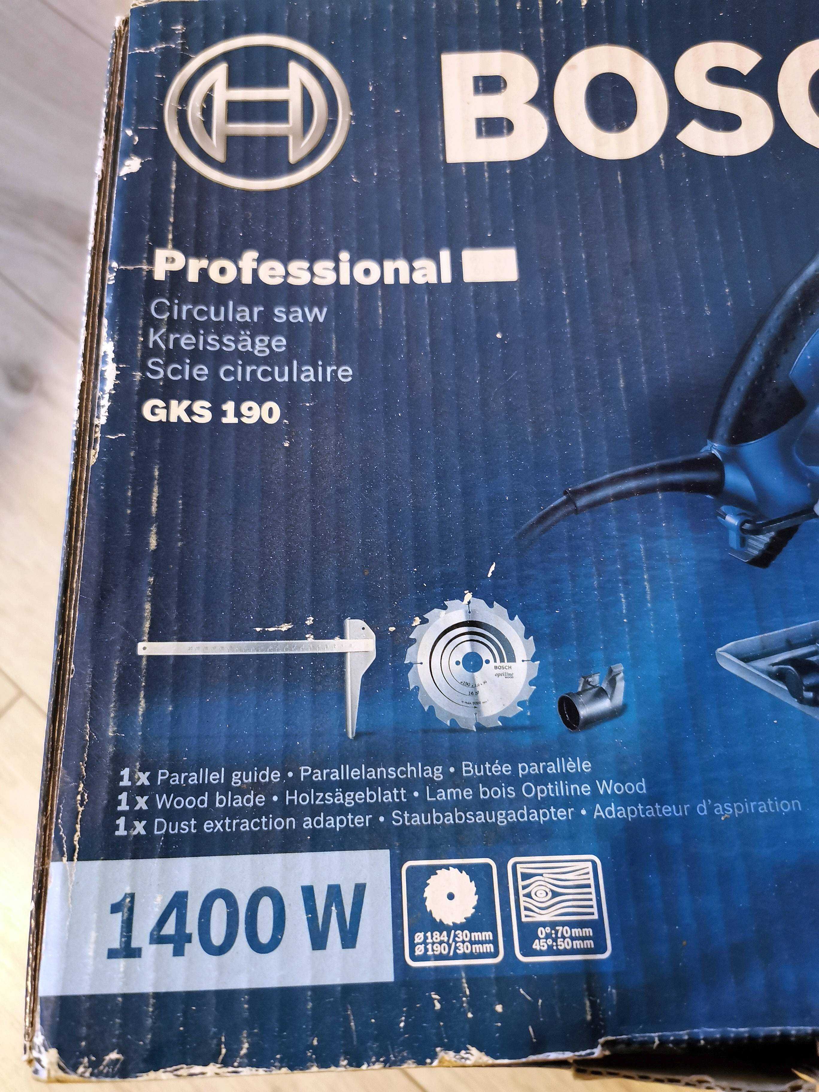 Pilarka Bosch GKS 190 PROFESSIONAL plus tarcze