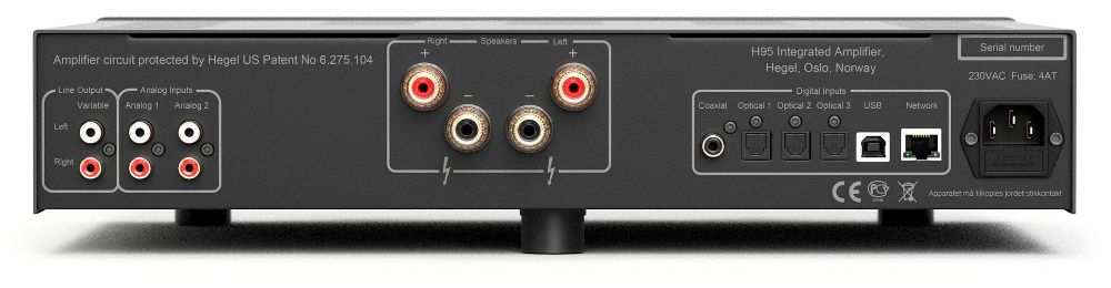 HEGEL H95 - Amplificador Integrado / DAC / Network Player