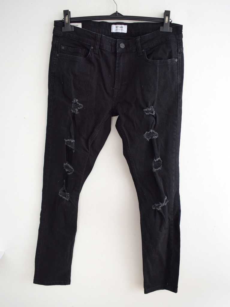 Only&Sons spodnie jeansy rurki dziury skinny w32 l 32 m