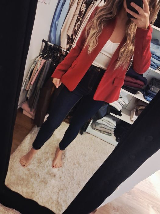 Marynarka mano bordowa