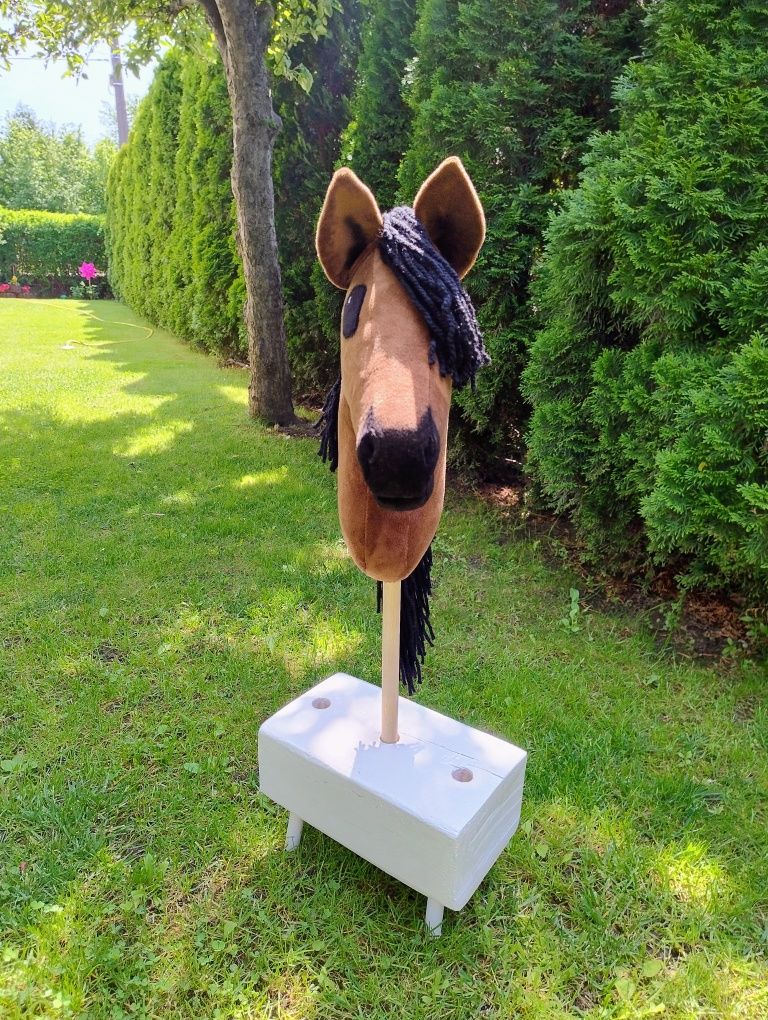Hobby horse A3 gniady brązowy z pijemy