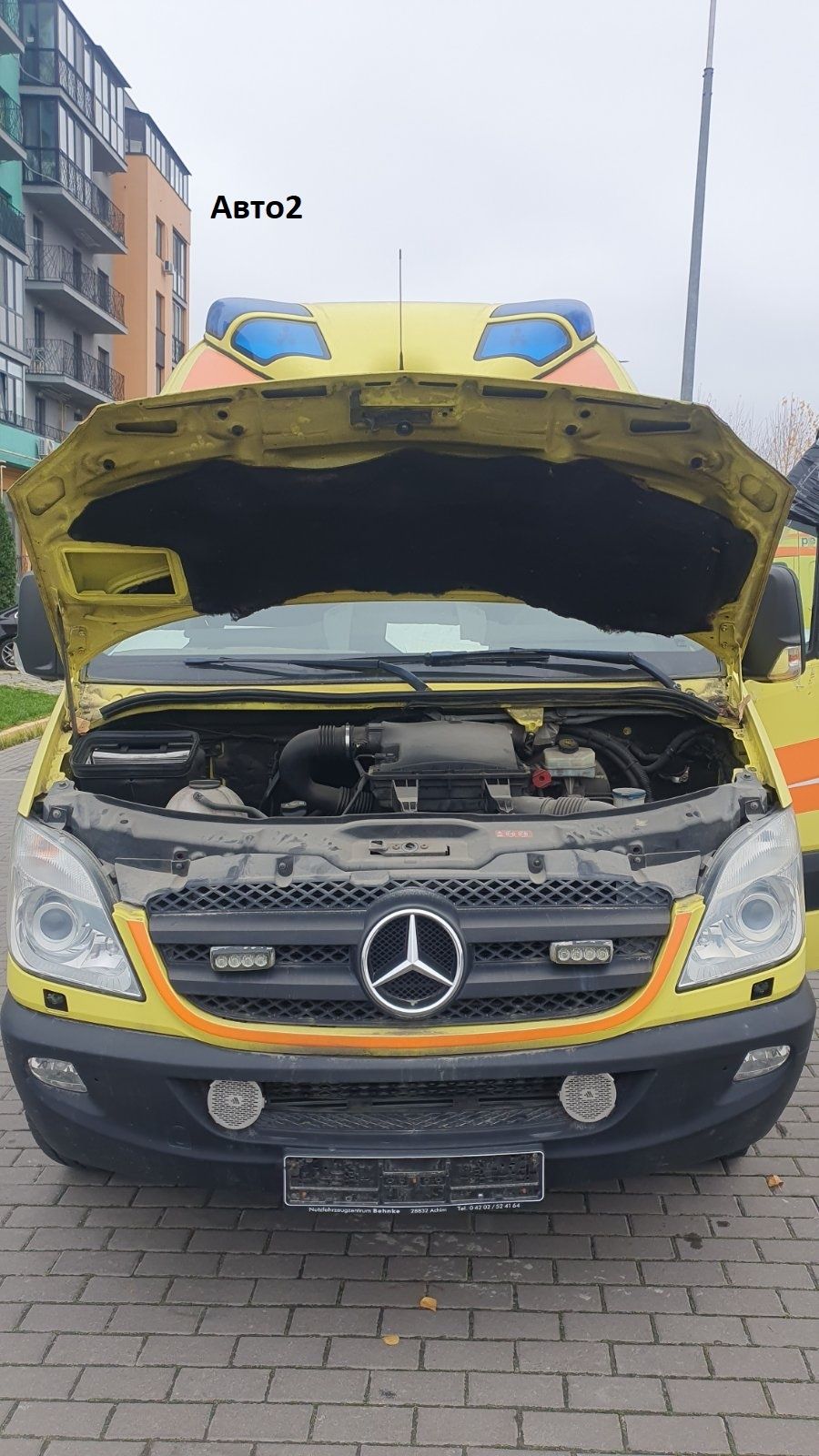 Автомобіль швидкої допоиоги Mercedes sprinter