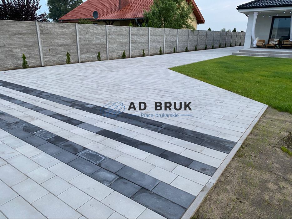 Układanie kostki brukowej, brukarstwo, usługi brukarskie