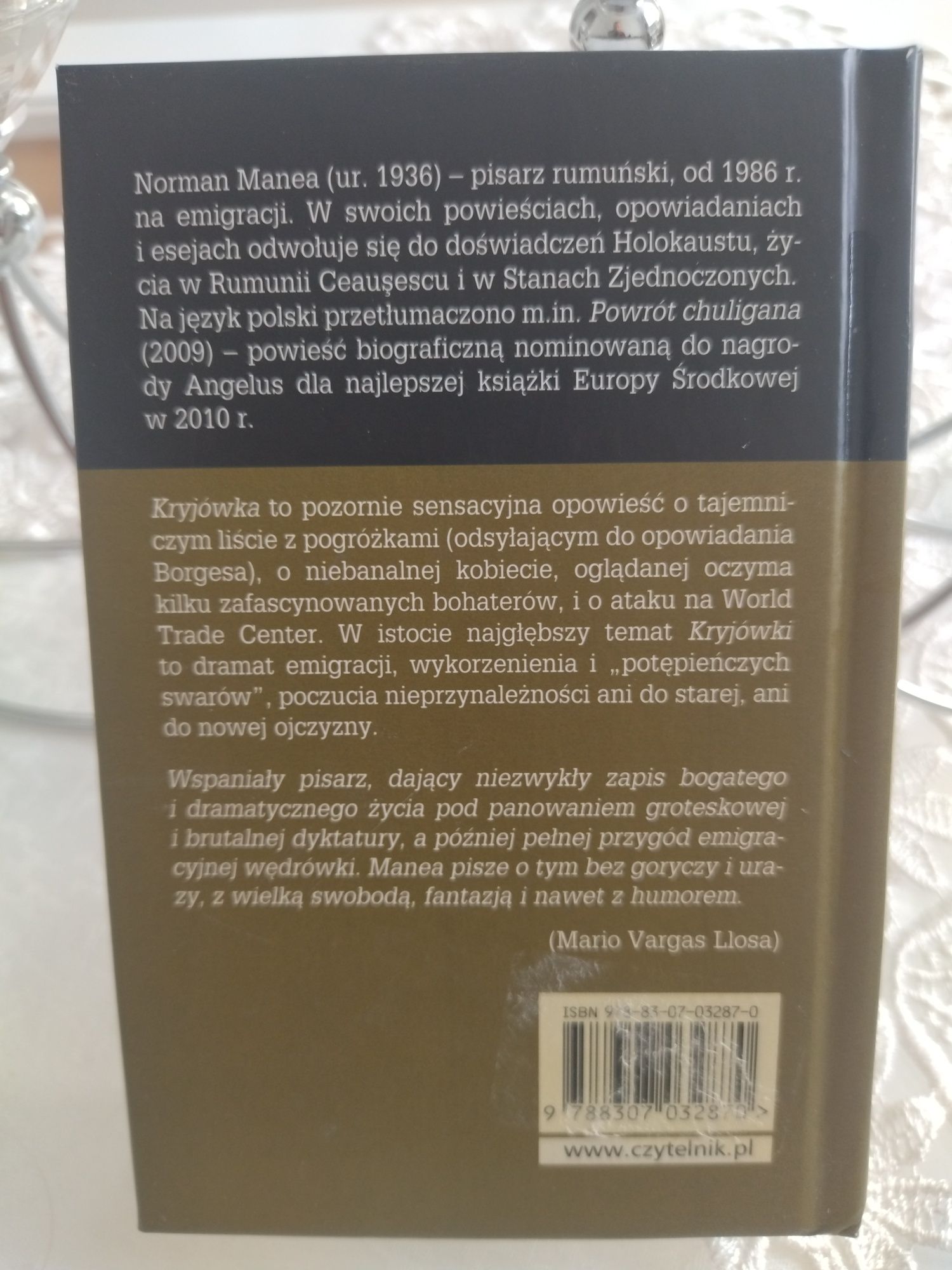 Książka Kryjówka. Norman Manea