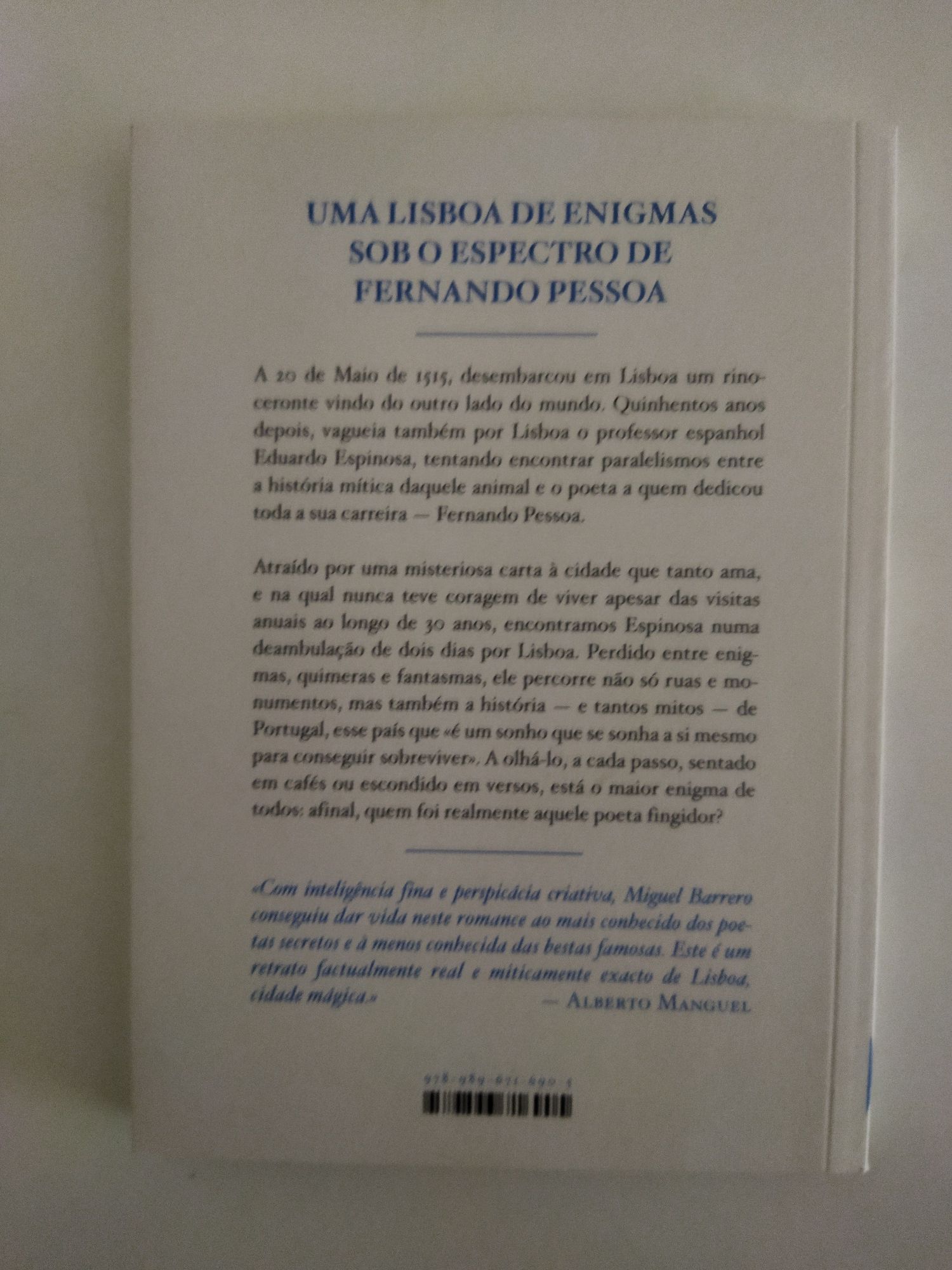 O Rinoceronte e o Poeta, de Miguel Barrero