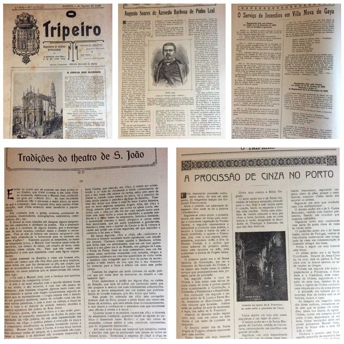 Um pouco da história do Porto e arredores, 1926. A escolher