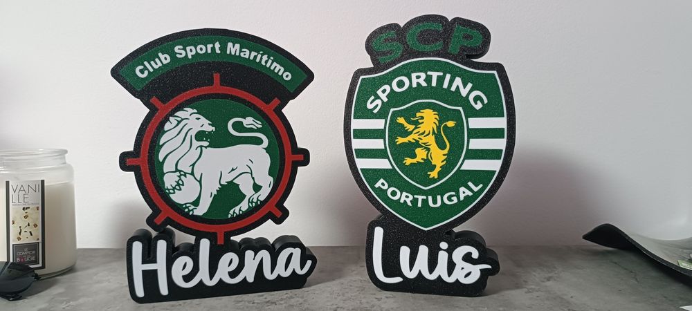 Candeeiro personalizado luminoso