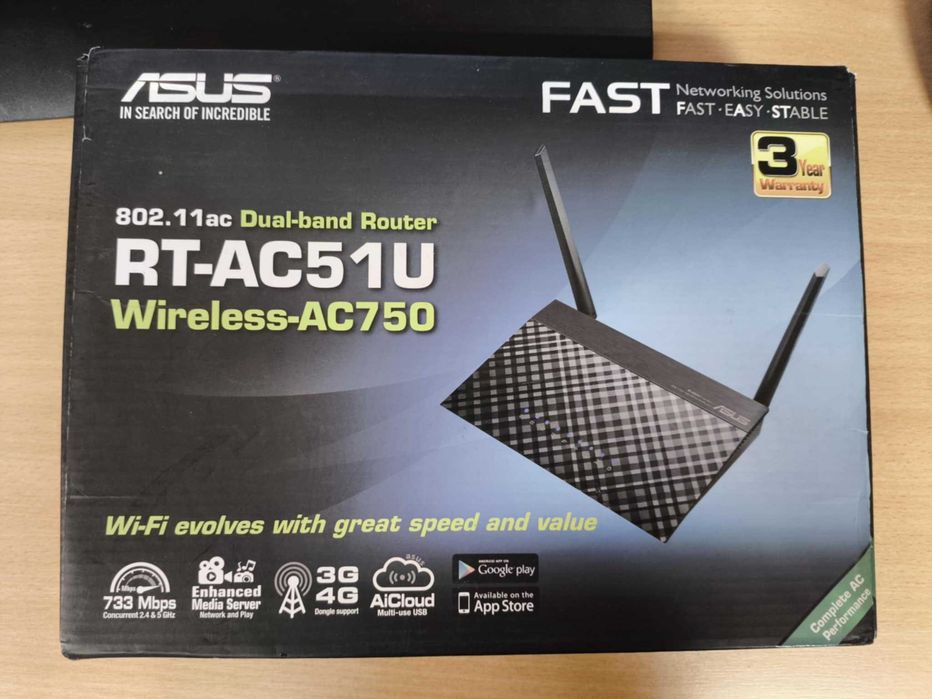 Router WI-FI Asus AC750