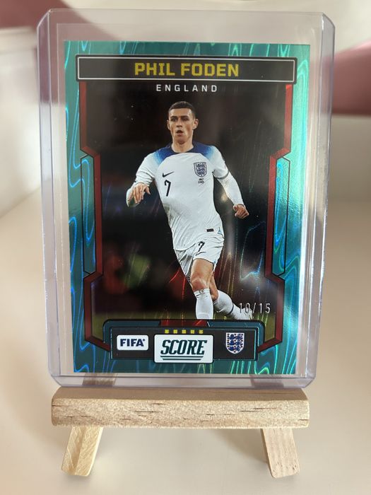 Carta Phil Foden numerada /15 Score Panini