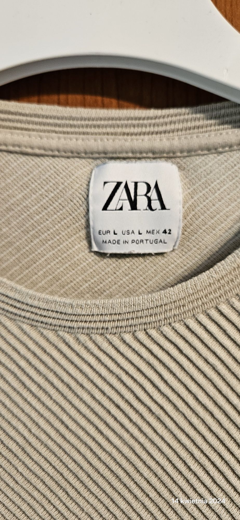 Bluza beżowa L  Zara