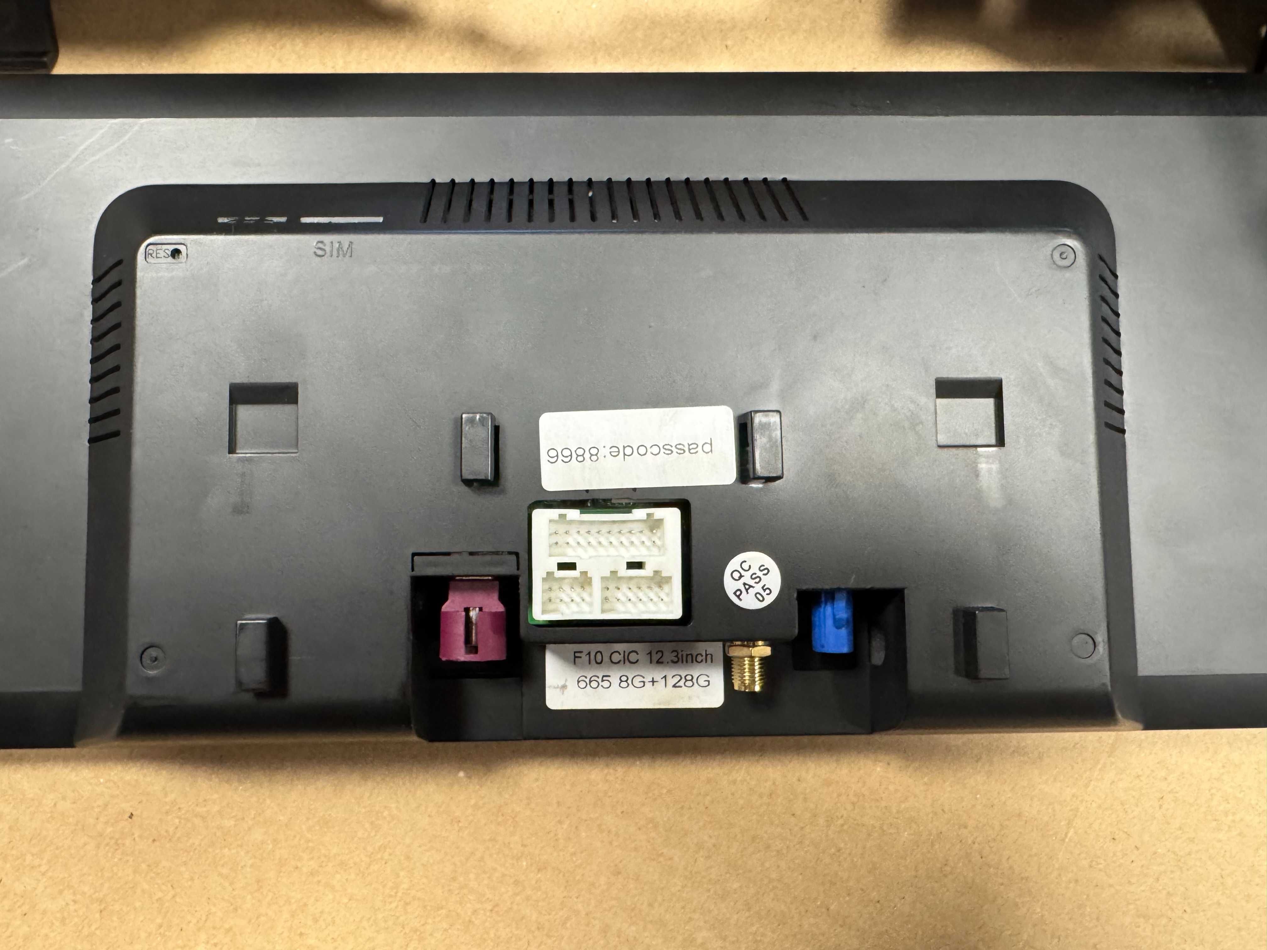 BMW f10 F11 ekran ANDROID 12,3" SNAPDRAGON