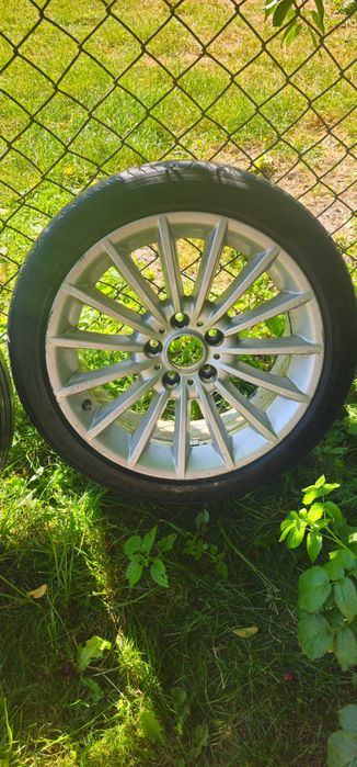 Титани з резиною та датчиками 5x120 R18 BMW