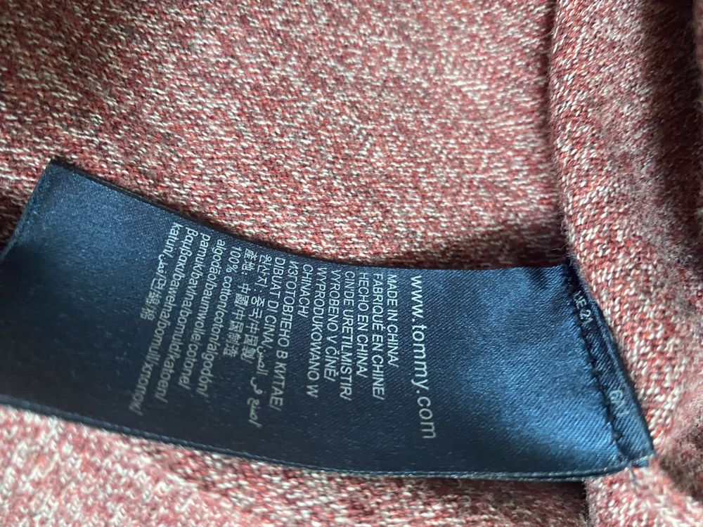 Sweter TH, XXL, bordowy, stan jak nowy