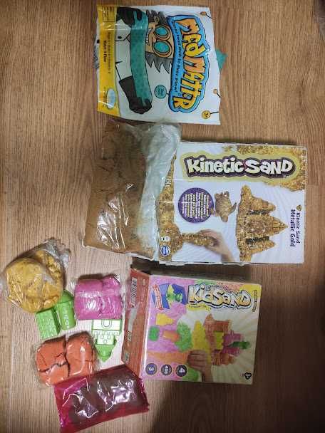 Кінетичний пісок, нано пісок Mad mattr, Kinetic Sand. Оригінал. Набір
