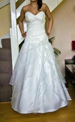 cudowna suknia ślubna rozm.36 jedyny egzemplarz Oryginał