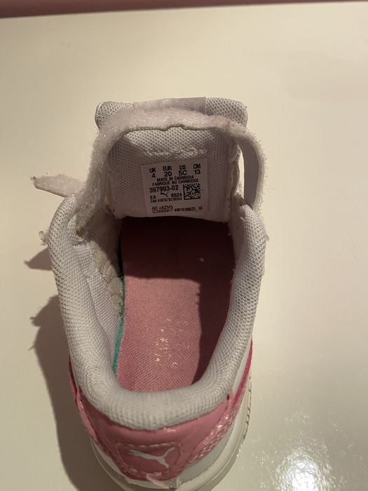 Tenis Puma menina, tamanho 20
