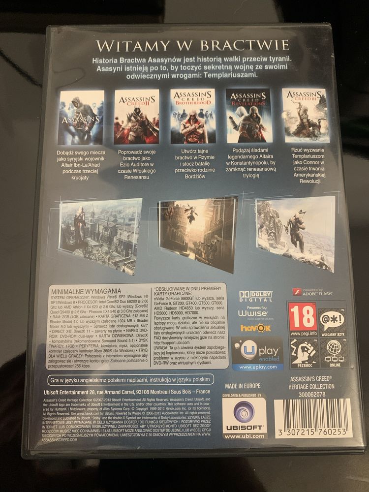 Gra PC Kolekcja Assassin's Creed Heritage Collection